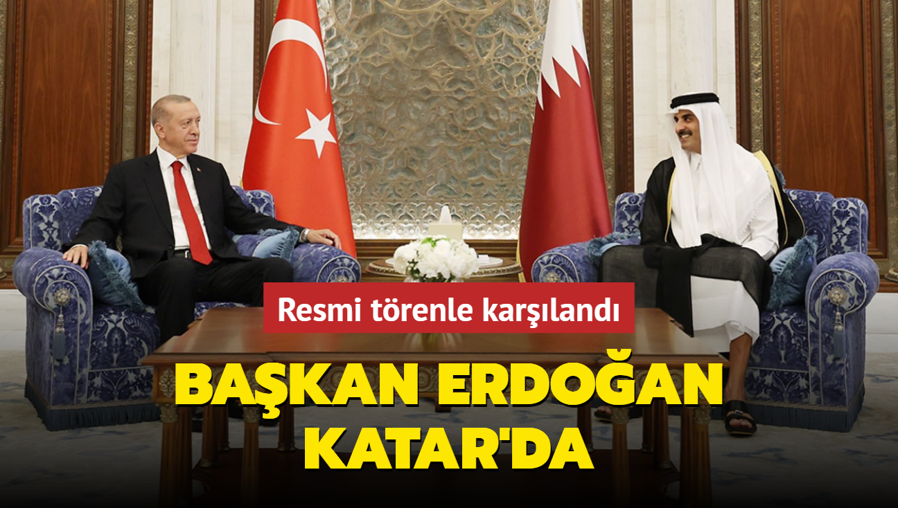 Bakan Erdoan, Katar'da