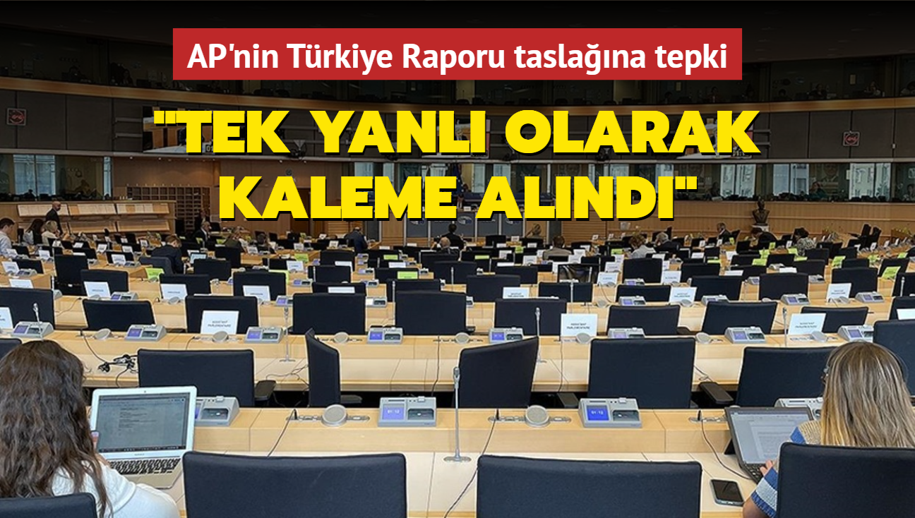 AP'nin Trkiye Raporu taslana tepki: Tek yanl olarak kaleme alnd