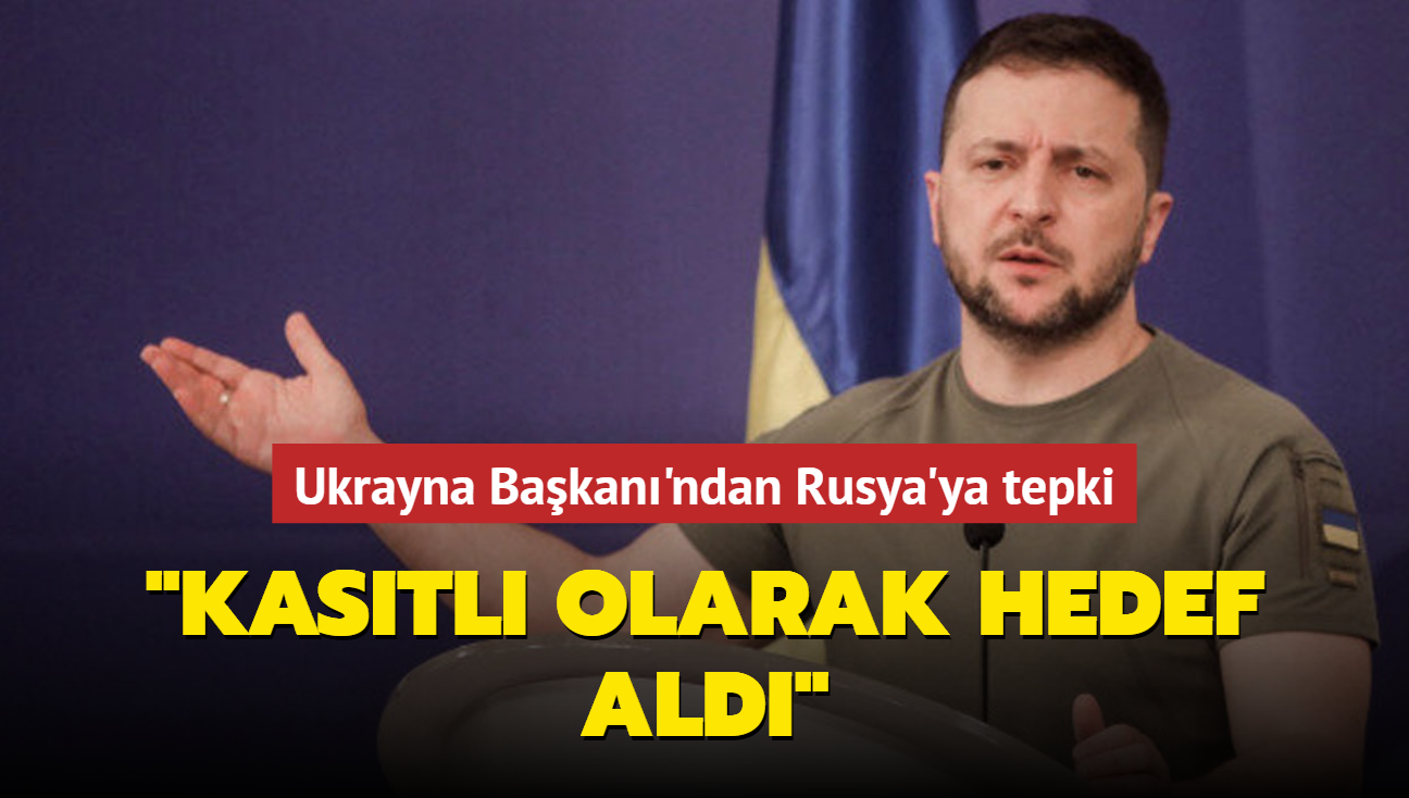 Ukrayna Bakan'ndan Rusya'ya tepki... "Kastl olarak tahl ticareti altyapsn hedef ald"