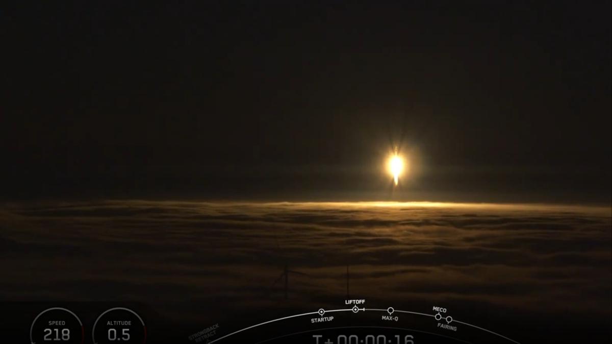 SpaceX, 15 Starlink uydusunu uzaya frlatt