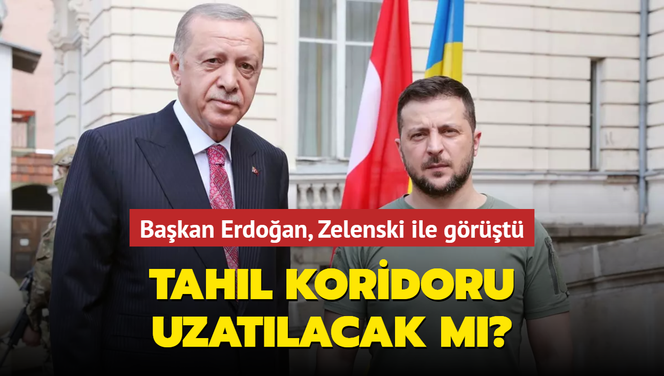 Bakan Erdoan, Zelenski ile grt... Tahl Koridoru Anlamas uzatlacak m"