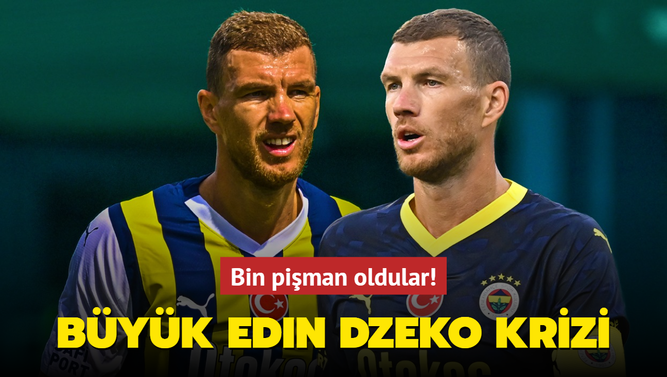 Bin piman oldular! Byk Edin Dzeko krizi...