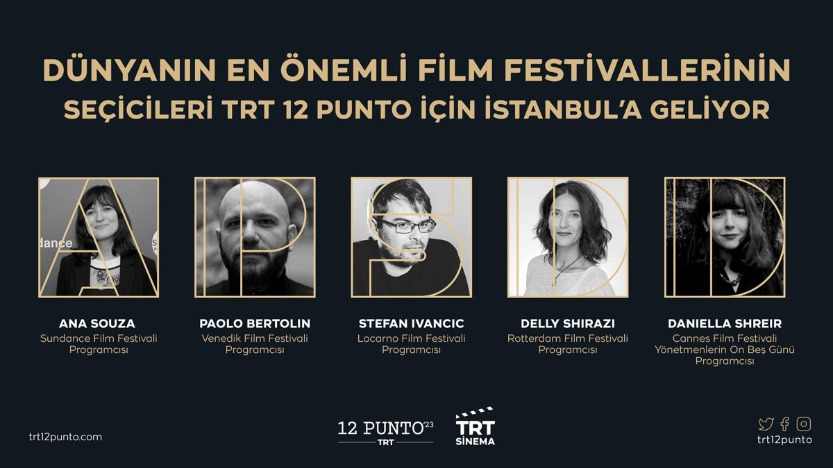 Dnya sinema sektrnn en iyileri 'TRT 12 Punto'da konuacak