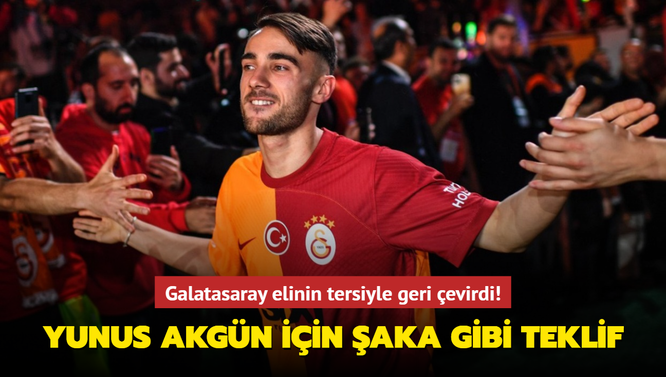 Yunus Akgn iin aka gibi teklif! Galatasaray elinin tersiyle geri evirdi