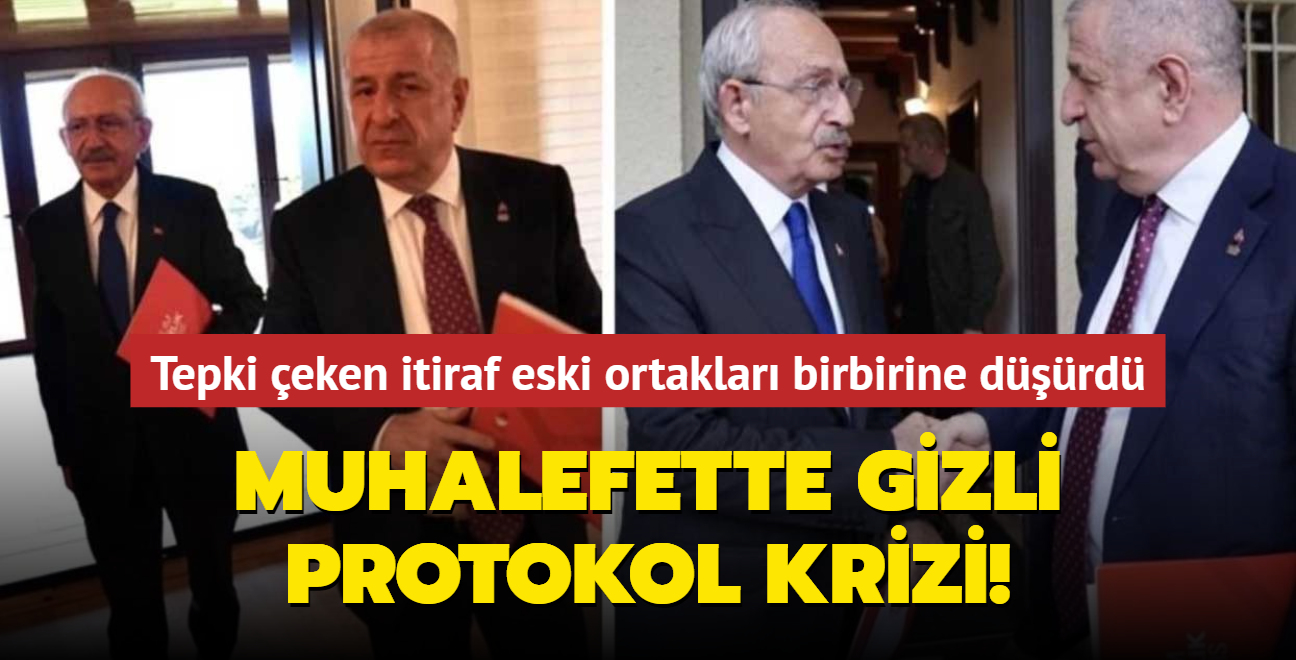 Muhalefette gizli protokol krizi! Tepki eken itiraf eski ortaklar birbirine drd