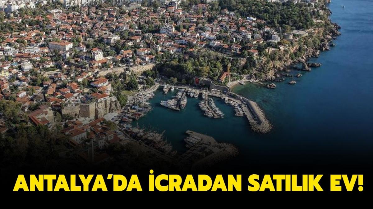 Antalya Muratpaa'da 2.7 milyon TL'ye icradan satlk ev!