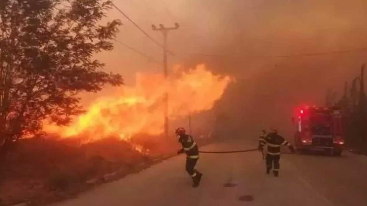 Yunanistan'dan Trkiye'ye yangn sndrme destei iin teekkr