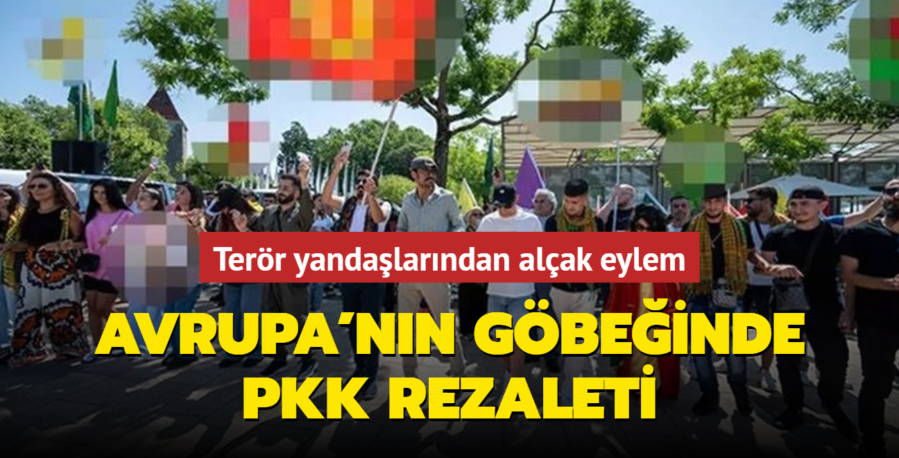 Terr yandalarndan alak eylem: Avrupa'nn gbeinde PKK rezaleti