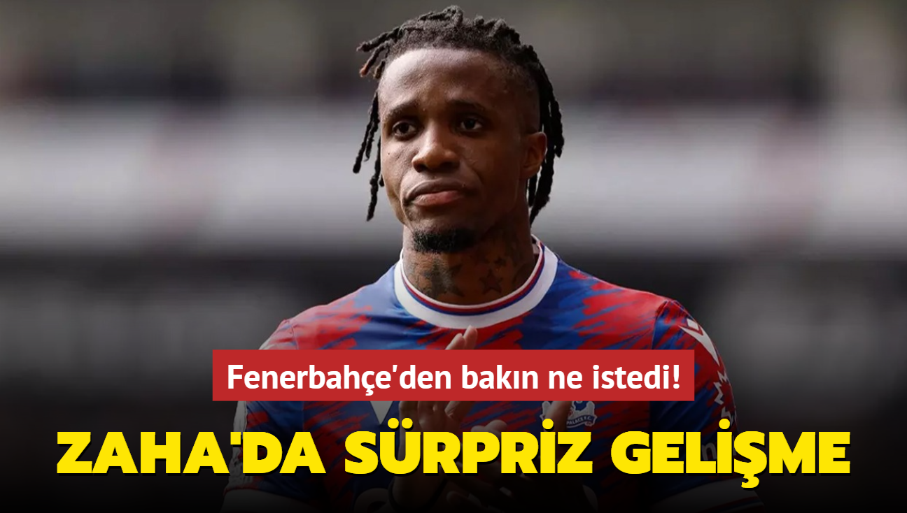 Wilfried Zaha'da srpriz gelime! Fenerbahe'den bakn ne istedi