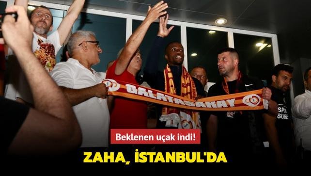 Beklenen uak indi! Zaha, stanbul'da