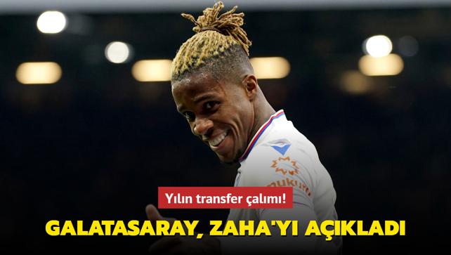 Yln transfer alm! Galatasaray, Wilfried Zaha'y resmen aklad