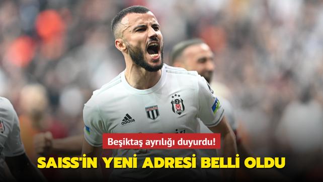 Beikta ayrl duyurdu! Romain Saiss'in yeni adresi belli oldu