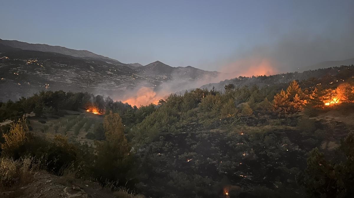 Kahramanmara'ta kan orman yangn 17 saatlik almann ardndan kontrol altnda