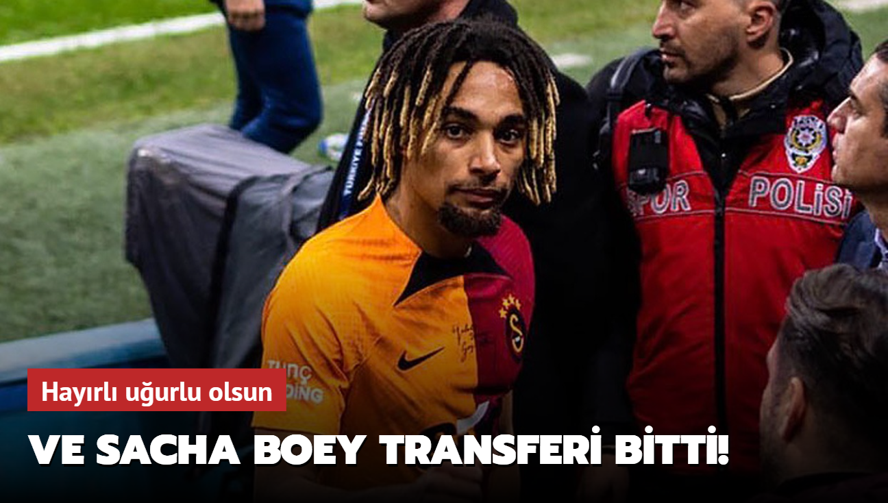 Ve Sacha Boey transferi bitti! Hayrl uurlu olsun