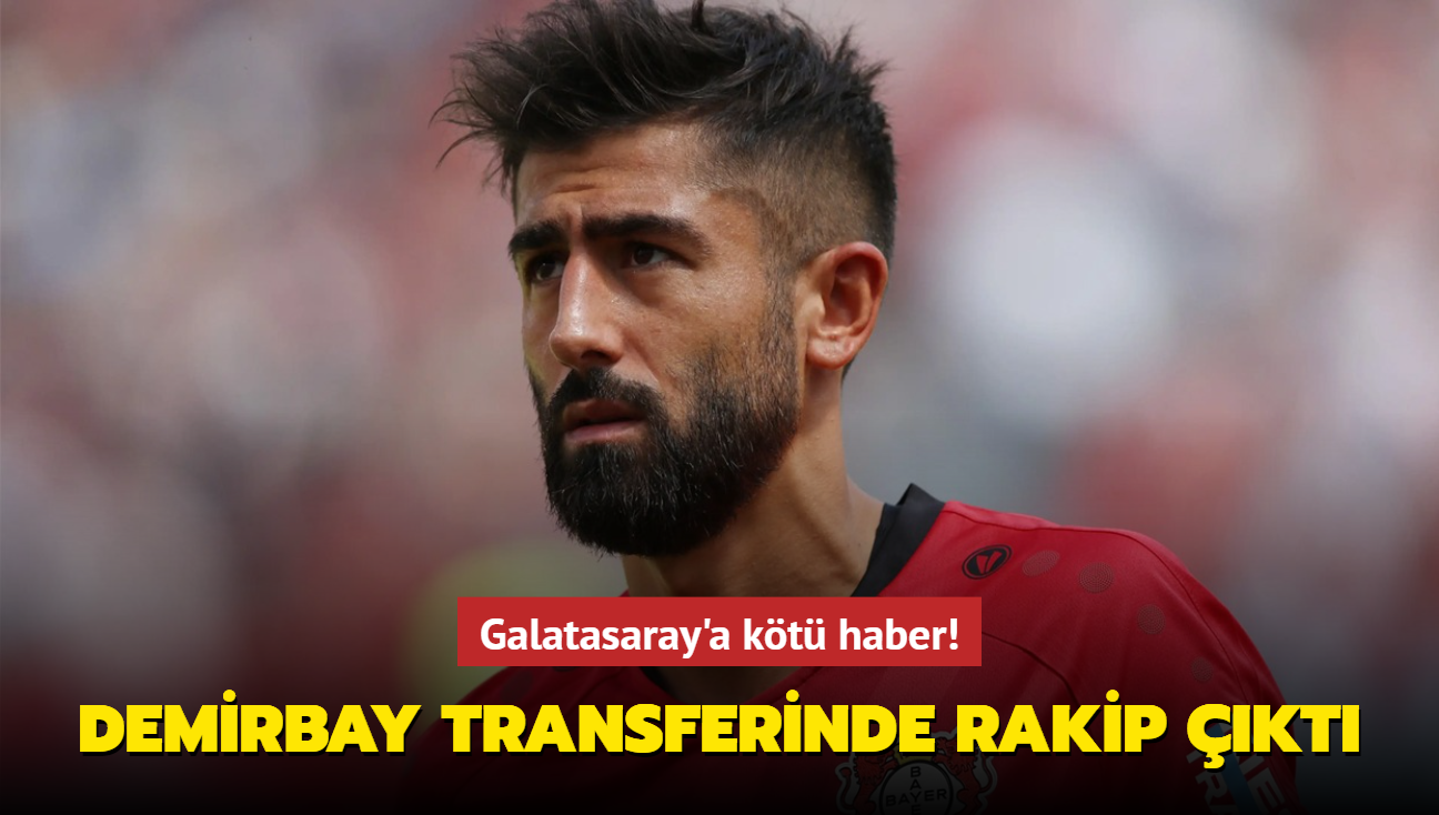 Galatasaray'a kt haber! Kerem Demirbay transferinde rakip kt