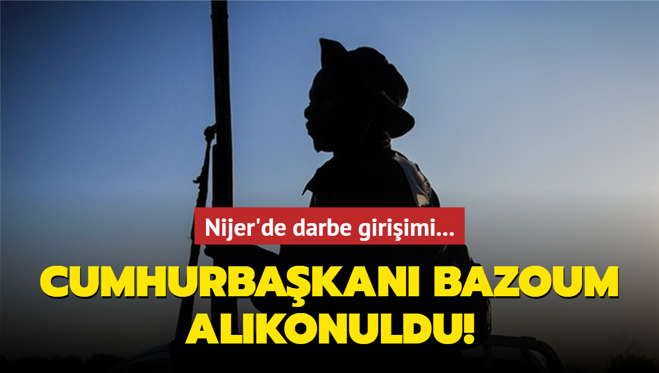 Nijer'de darbe giriimi! Cumhurbakan Mohamed Bazoum alkonuldu