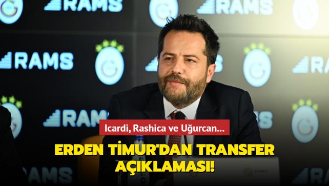 Erden Timur'dan transfer aklamas! Icardi, Rashica ve Uurcan...