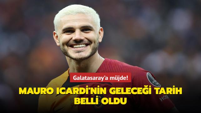 Galatasaray'a mjde! Mauro Icardi'nin gelecei tarih belli oldu