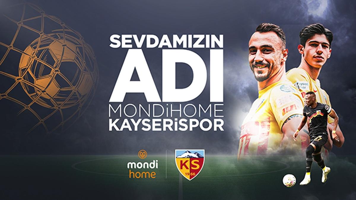 Kayserispor'un yeni isim sponsoru; Mondihome