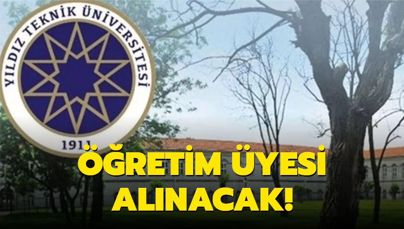 Yldz Teknik niversitesi retim yesi alacak!