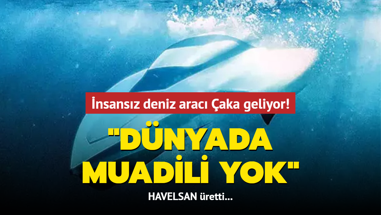 HAVELSAN retti... nsansz deniz arac aka geliyor: Dnyada muadili yok