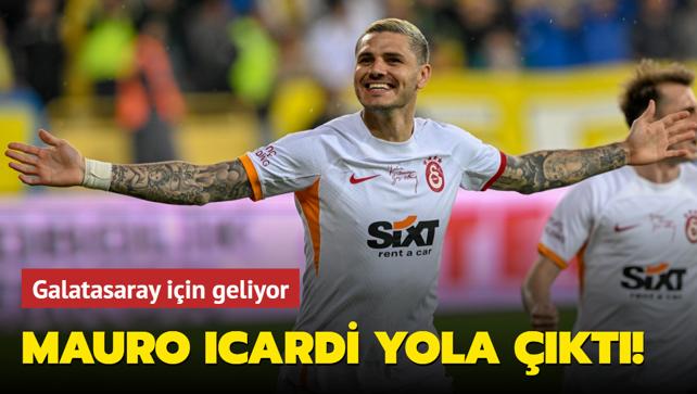 Mauro Icardi yola kt! Galatasaray iin geliyor