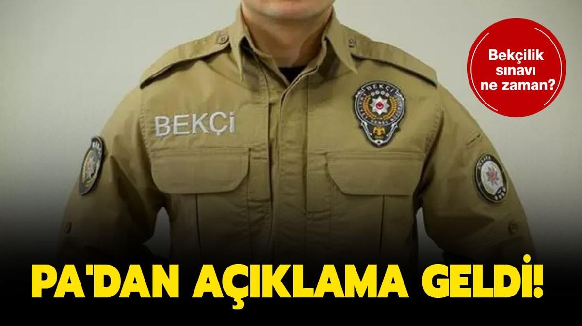 2023/1. Dnem bekilik snav ne zaman" PA'dan aklama geldi!