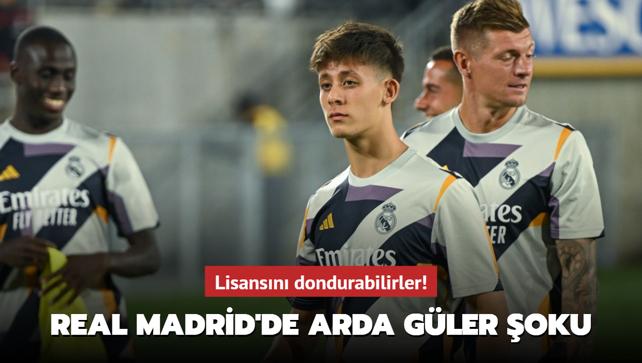 Lisansn dondurabilirler! Real Madrid'de Arda Gler oku