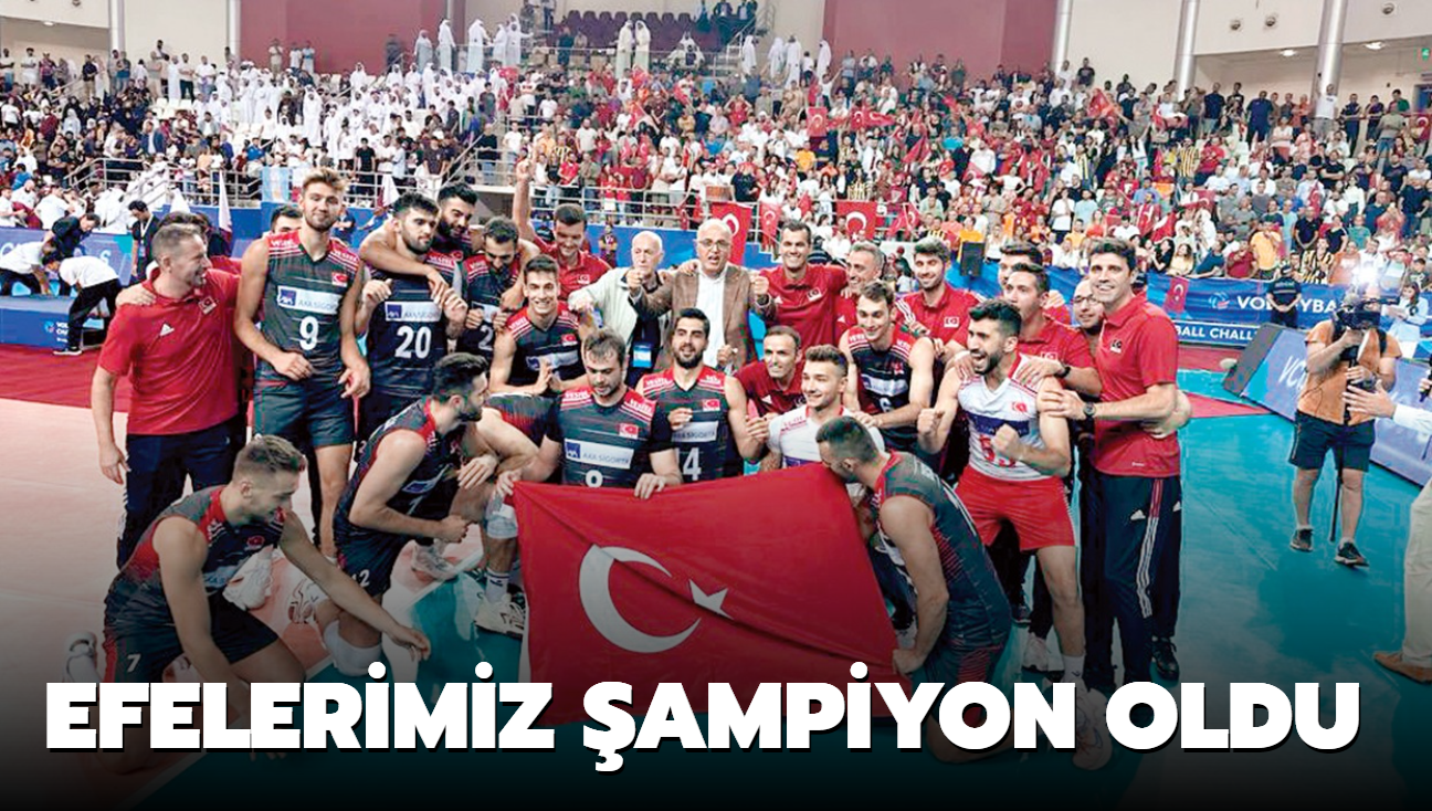 Efelerimiz ampiyon oldu