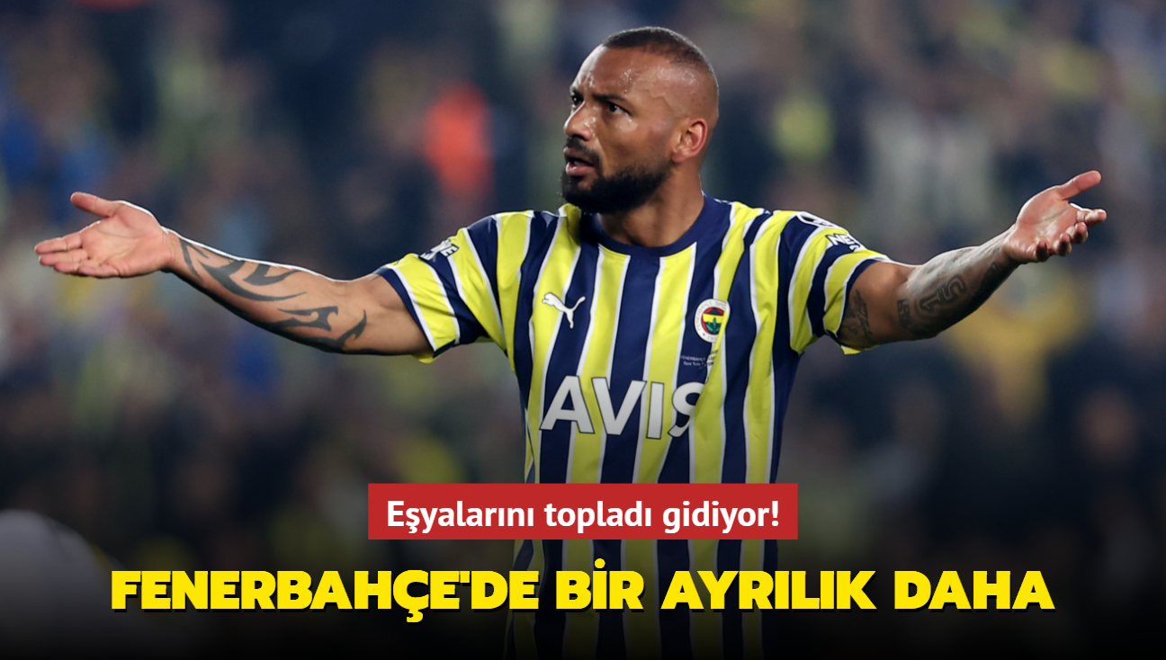 Fenerbahe'de bir ayrlk daha! Eyalarn toplad gidiyor