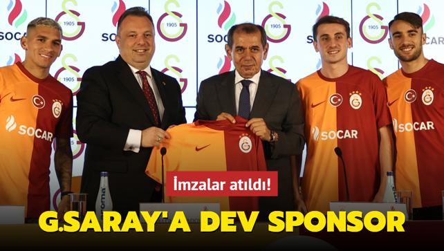 Galatasaray'a dev sponsor! mzalar atld
