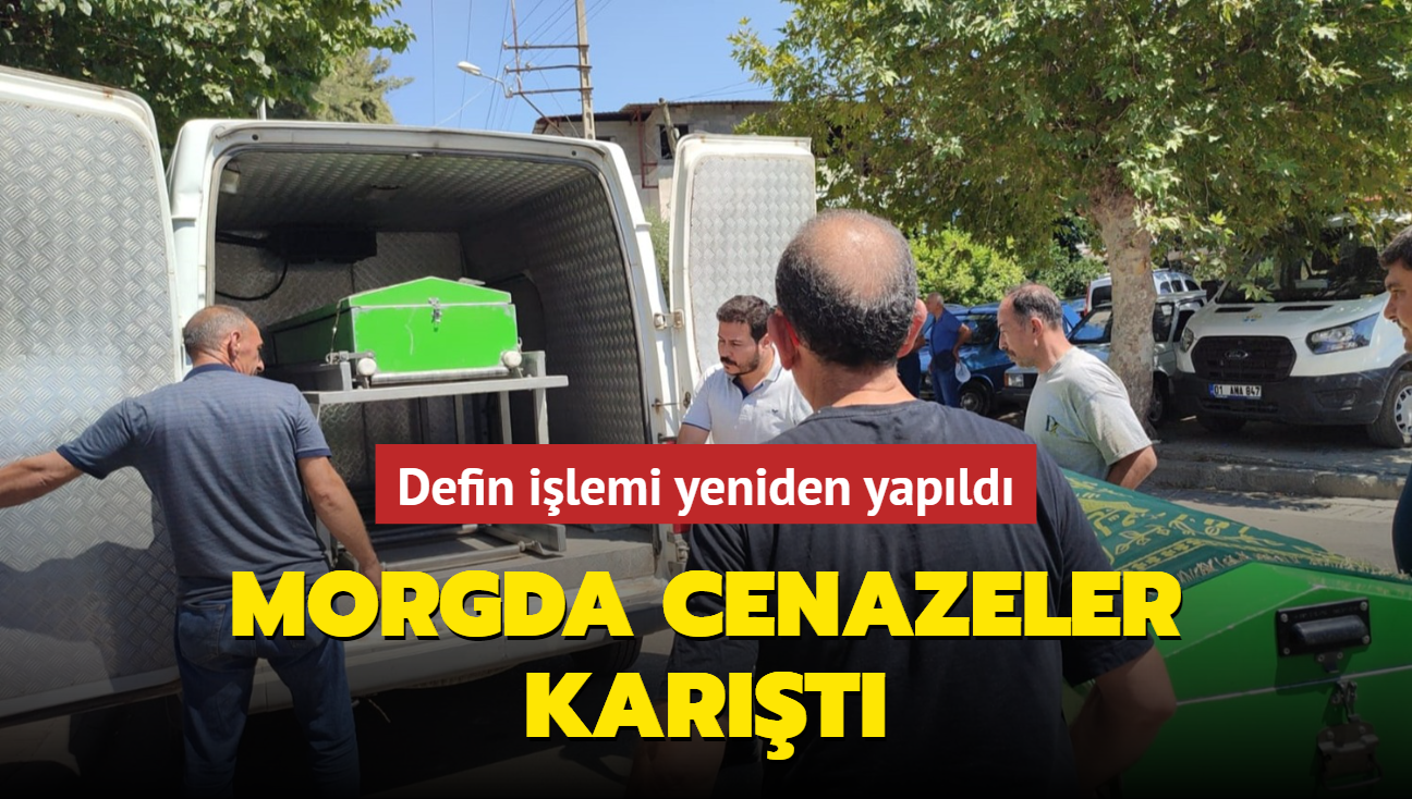 Morgda cenazeler kart... Defin ilemi yeniden yapld