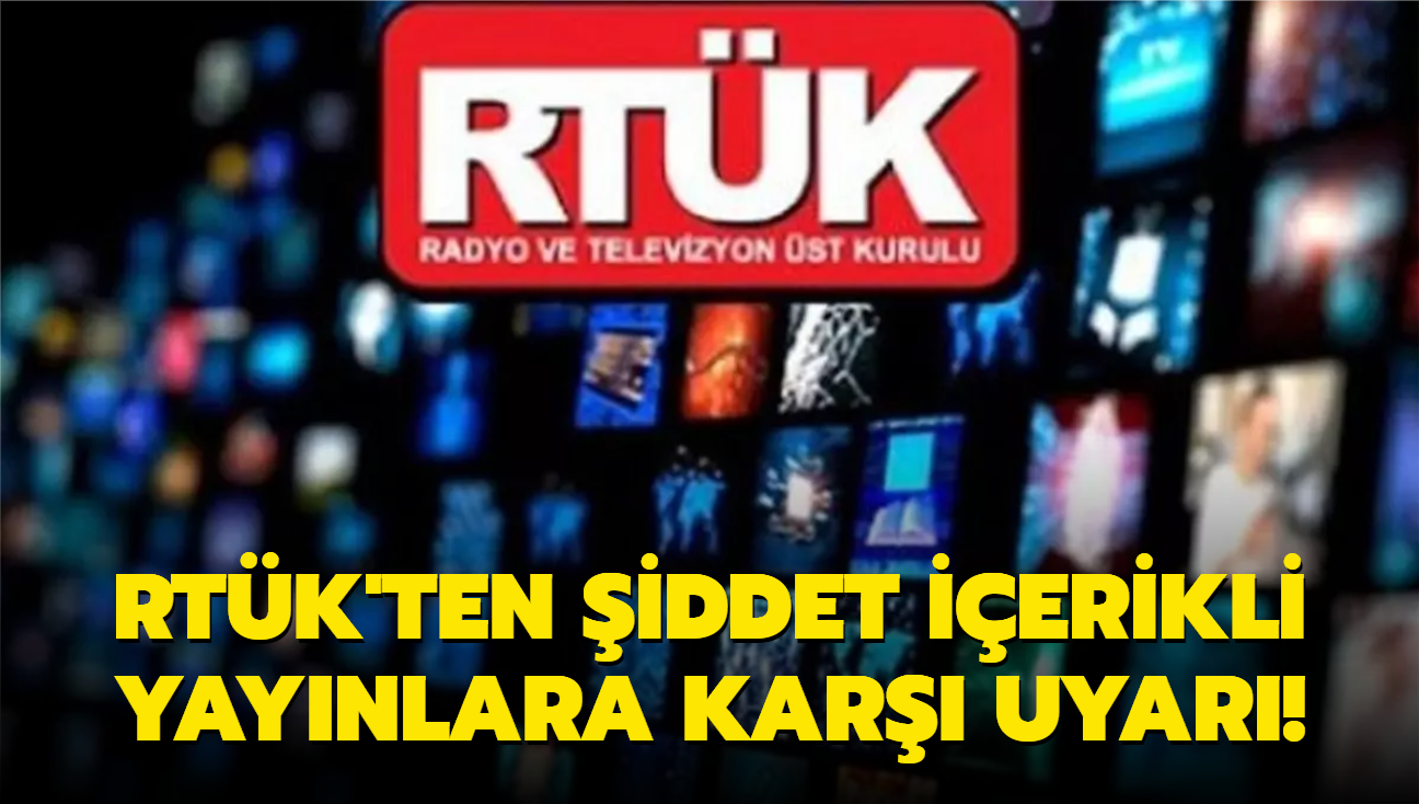 RTK'ten iddet ierikli yaynlara kar uyar