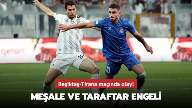 Beikta-Tirana manda olay! Meale ve taraftar engeli