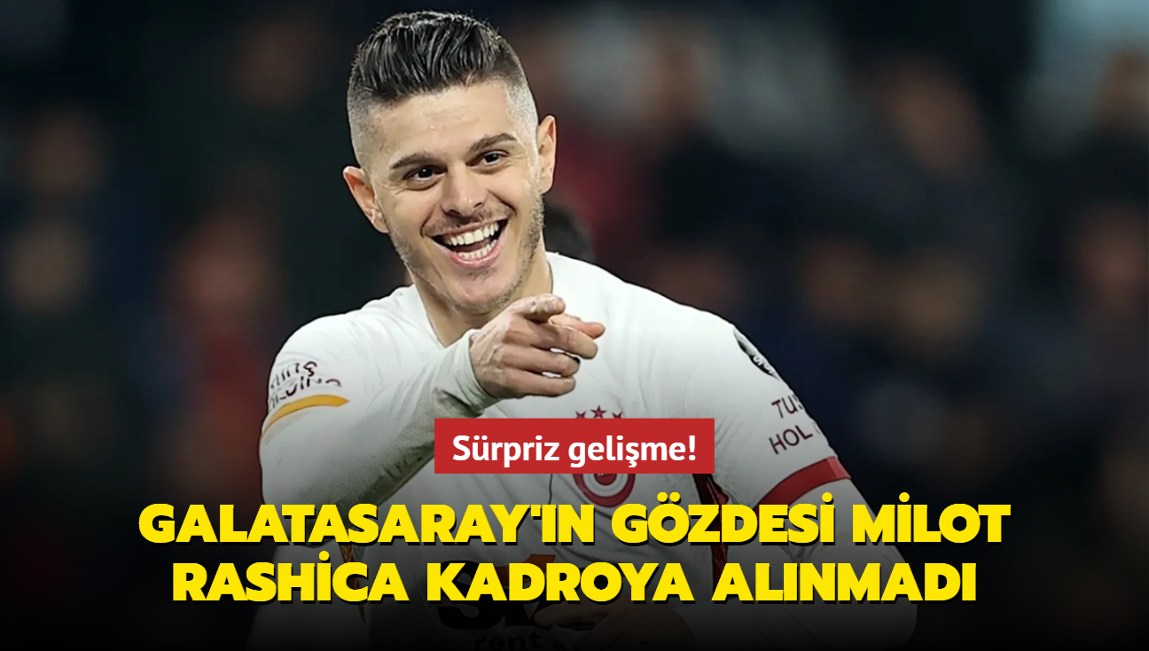 Sürpriz Gelişme! Galatasaray'ın Gözdesi Milot Rashica Kadroya Alınmadı