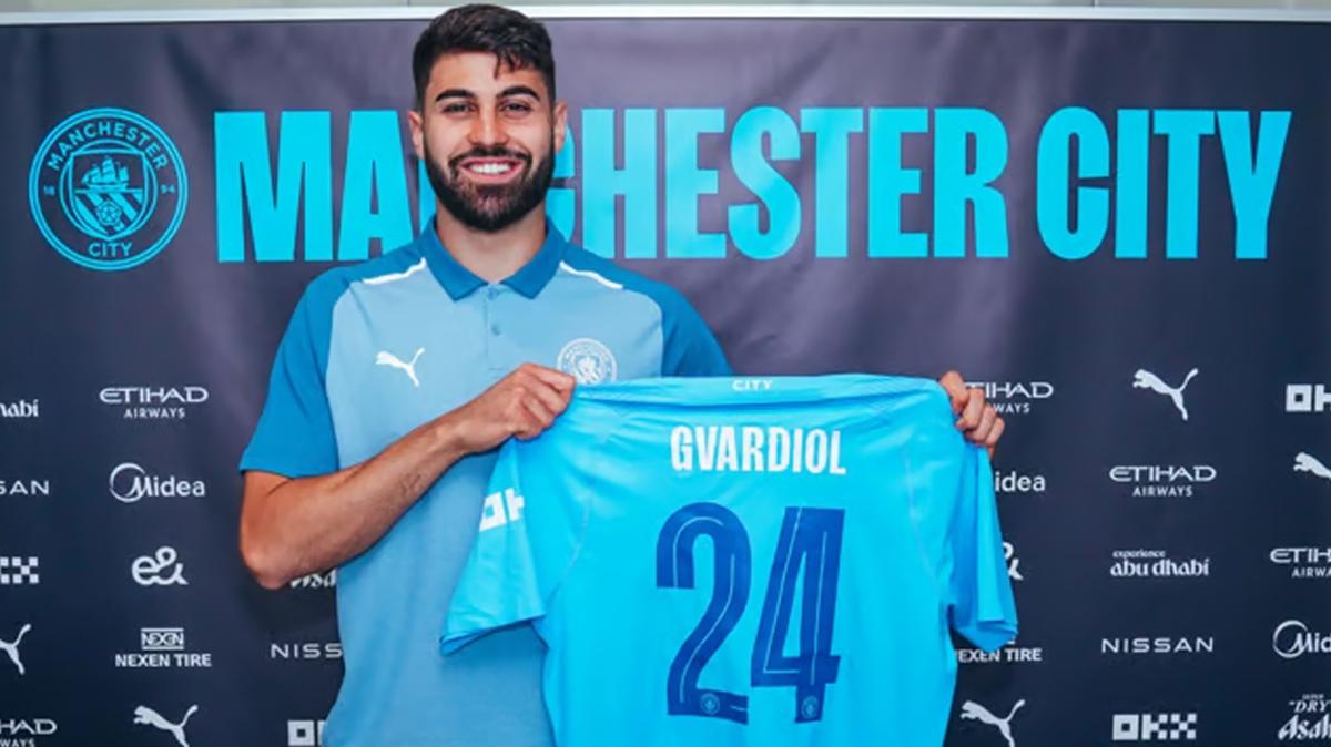 Manchester City, Josko Gvardiol'u kadrosuna katt