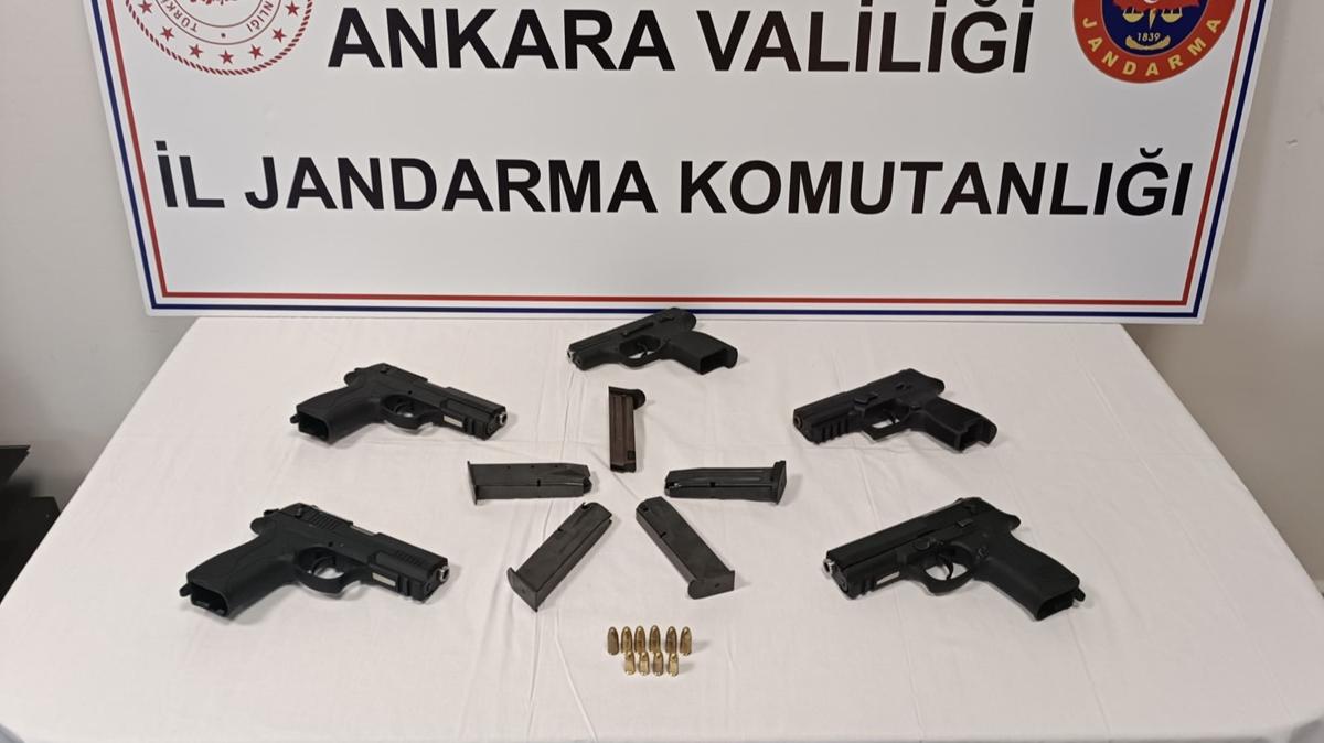 Ankara'da silah kaakl operasyonu