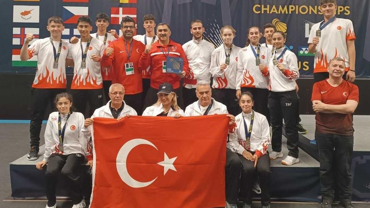 Badminton Milli Takm, Avrupa ikincisi oldu