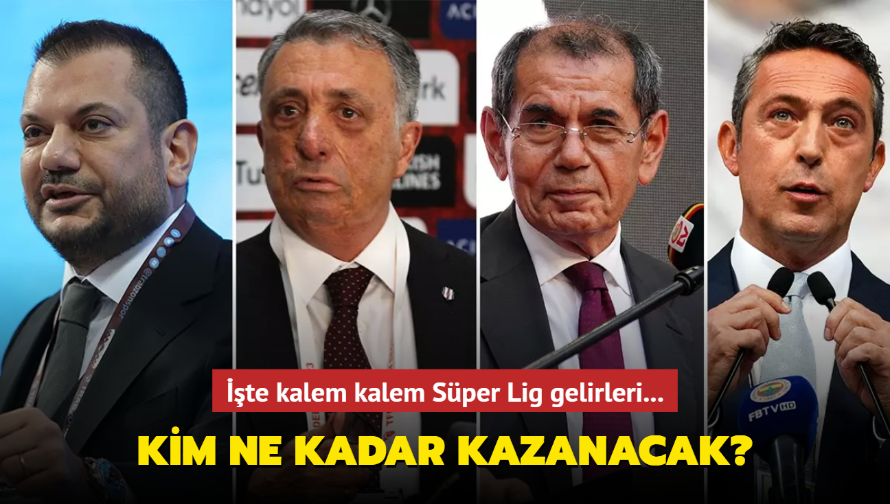 Sper Lig'de kim ne kadar kazanacak" te kalem kalem gelirler...