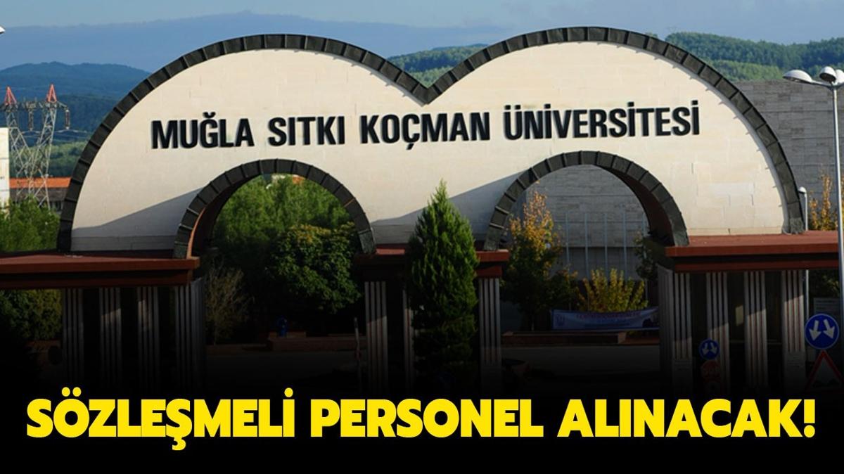 Mula Stk Koman niversitesi 10 Szlemeli Personel alacak!