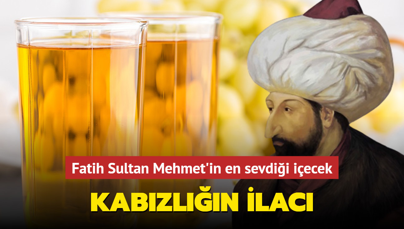 Kabzlk iin ifa! Fatih Sultan Mehmet'in en sevdii iecek oymu