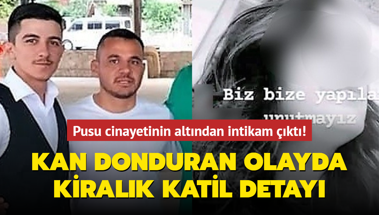 Pusu cinayetinin altndan intikam kt! Kan donduran olayda kiralk katil detay