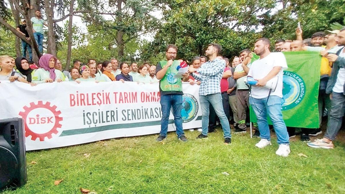 BB'de iilerden dk maa' eylemi