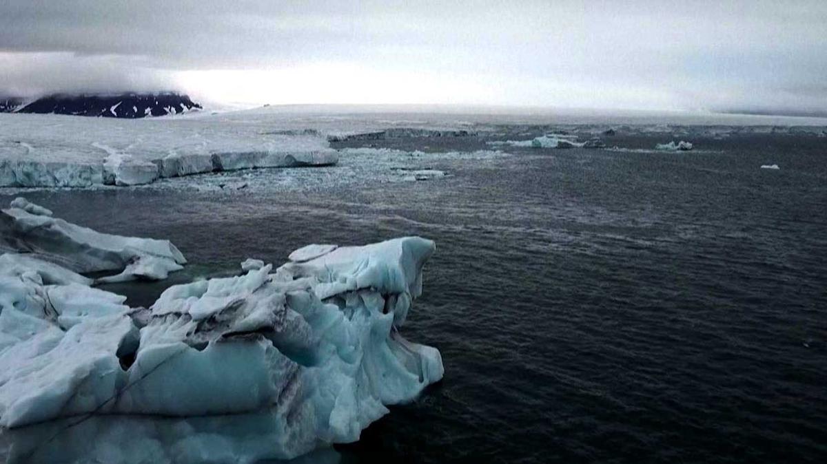 Kuzey Kutbu'nda son bir ylda stanbul'un 3'te biri byklnde deniz buzu eridi