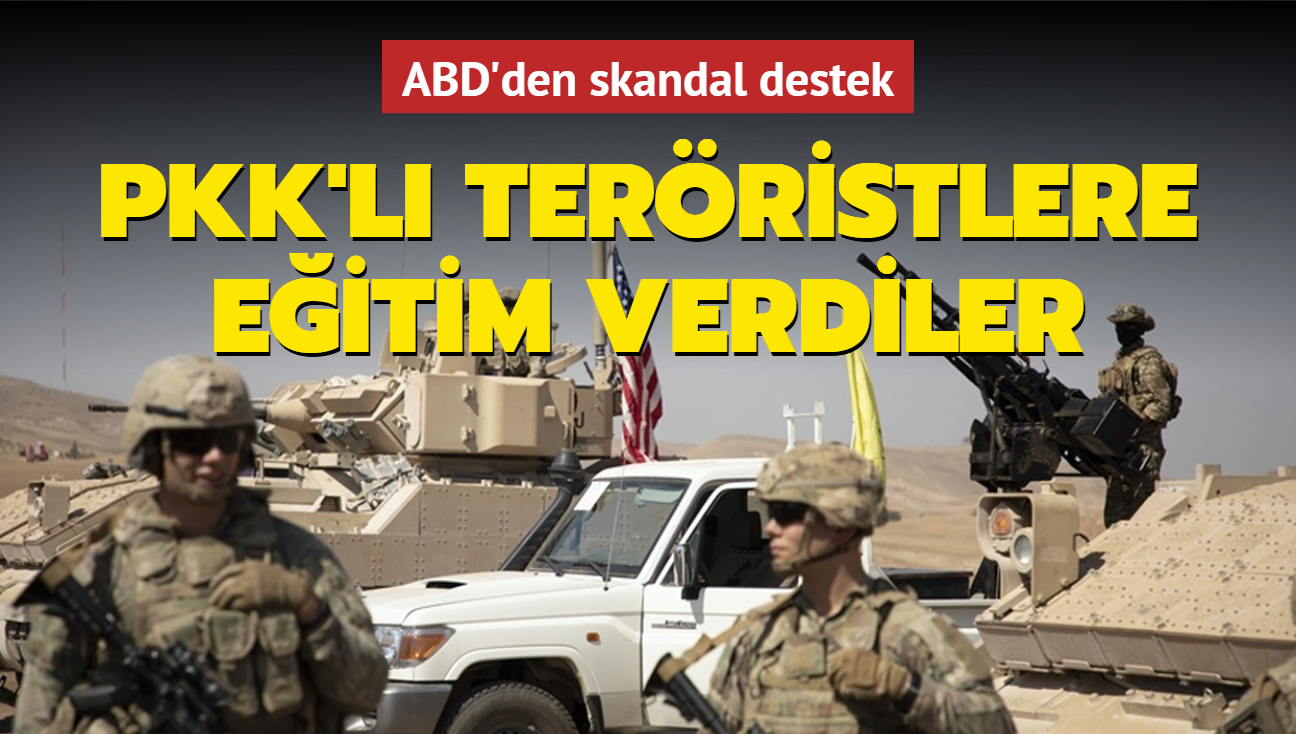 ABD'den skandal destek: PKK'l terristlere eitim verdiler