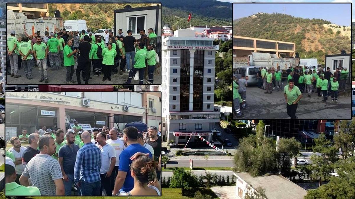 CHP'li belediyelerde taksitle maa krizi! iler isyan edip i brakt