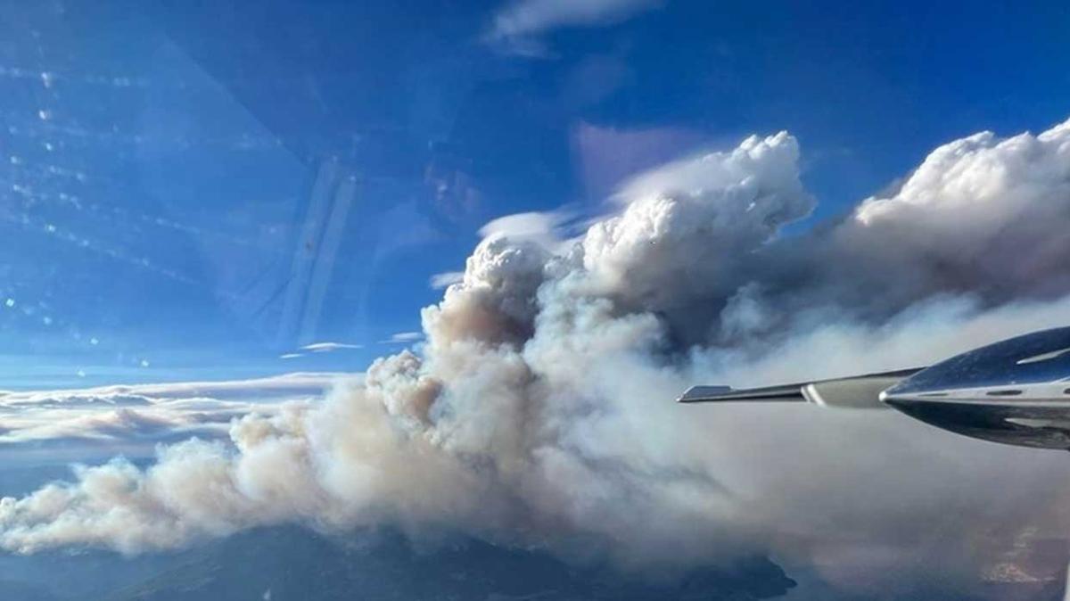 Kanada'nn Kuzeybat Topraklar eyaletindeki yangn nedeniyle tahliyelerde sknt yaanyor