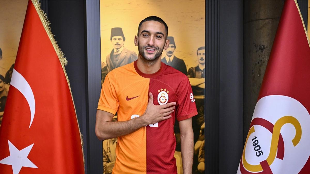KAP geldi! Galatasaray, Hakim Ziyech'i aklad