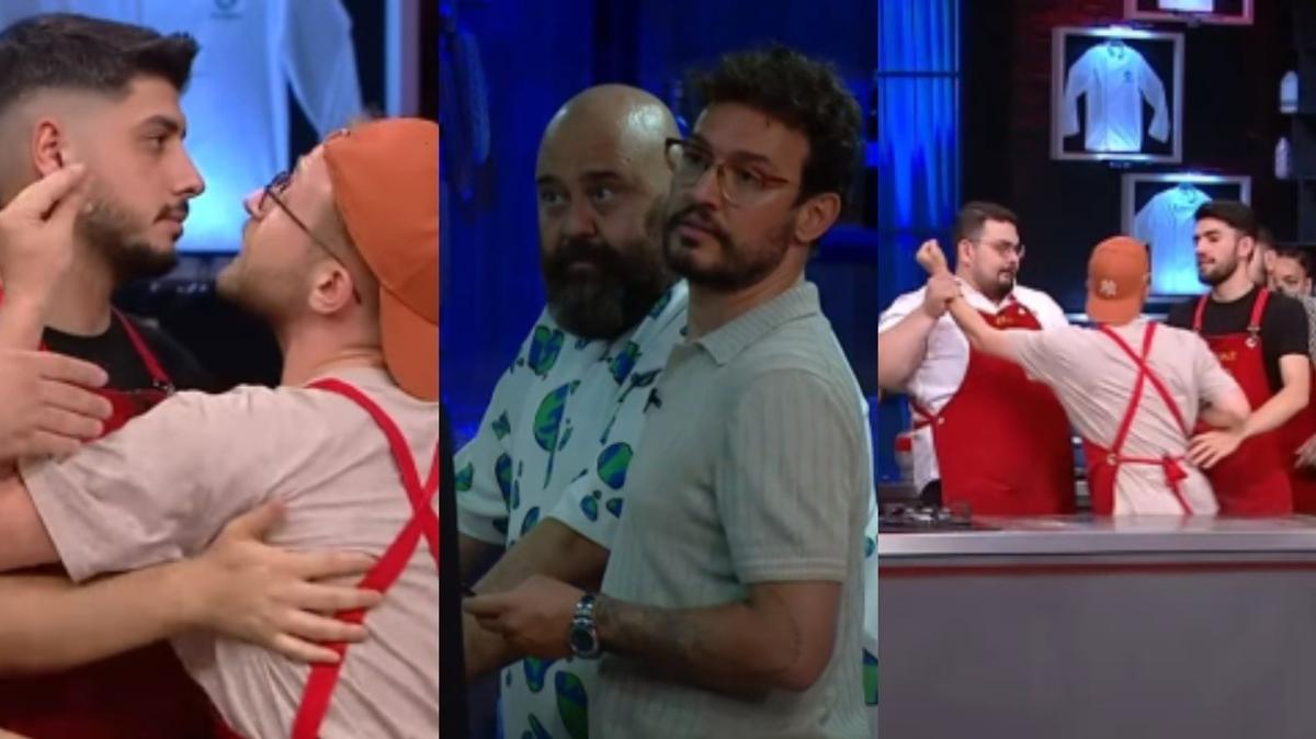 MasterChef'te Tahsin ile Kvan kavga etti, efler dururken ilk mdahale o isimden geldi!