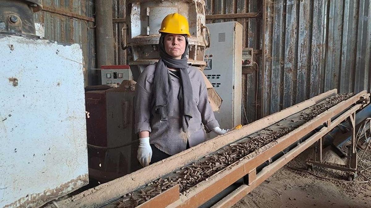 Sakarya'da KOSGEB desteiyle tesis kuran niversiteli, kmre alternatif pelet retiyor